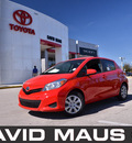 toyota yaris 2012 red gasoline 4 cylinders front wheel drive automatic 32771