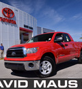 toyota tundra 2012 red sr5 gasoline 8 cylinders 2 wheel drive automatic 32771