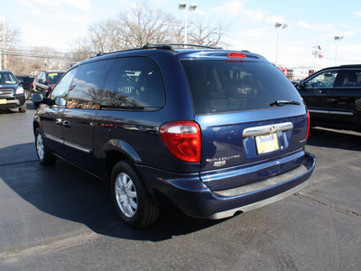 chrysler town and country 2005 blue van touring gasoline 6 cylinders front wheel drive automatic 07730