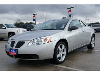 pontiac g6 2007 silver gt gasoline 6 cylinders front wheel drive automatic 77090