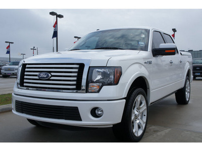 ford f 150 2011 white lariat limited gasoline 8 cylinders 4 wheel drive automatic 77090