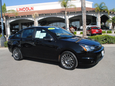 ford focus 2011 black sedan sport ses gasoline 4 cylinders front wheel drive automatic 91010