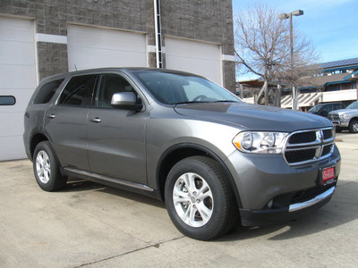 dodge durango 2012 dk  gray suv sxt gasoline 6 cylinders all whee drive automatic 80301