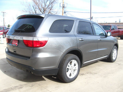 dodge durango 2012 dk  gray suv sxt gasoline 6 cylinders all whee drive automatic 80301