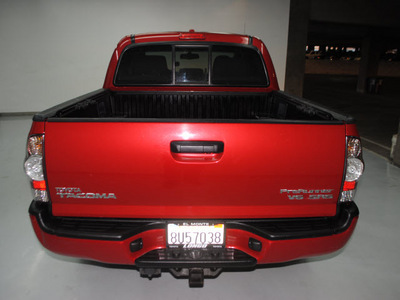 toyota tacoma 2009 red prerunner v6 6 cylinders automatic 91731