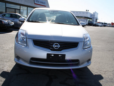 nissan sentra 2011 silver sedan 2 0 gasoline 4 cylinders front wheel drive automatic 27215