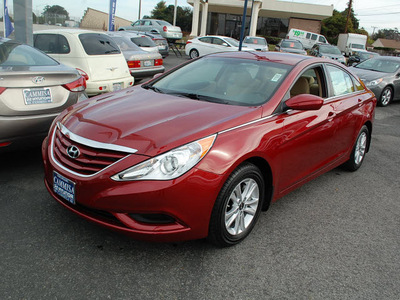 hyundai sonata 2012 dk  red sedan gls gasoline 4 cylinders front wheel drive automatic 94010