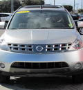 nissan murano 2005 silver suv sl gasoline 6 cylinders front wheel drive automatic 33884