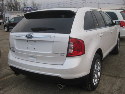 ford edge 2012 white limited gasoline 6 cylinders all whee drive 6 speed automatic 62863