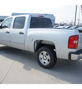 chevrolet silverado 1500 2012 silver flex fuel 8 cylinders 2 wheel drive 6 spd auto,elec cntlled a 77090