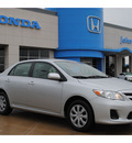 toyota corolla 2011 silver sedan le gasoline 4 cylinders front wheel drive automatic 77065
