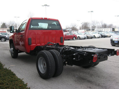 gmc sierra 3500hd cc 2012 red work truck gasoline 8 cylinders 2 wheel drive automatic 45840