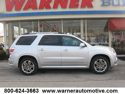 gmc acadia 2012 silver suv denali gasoline 6 cylinders front wheel drive automatic 45840
