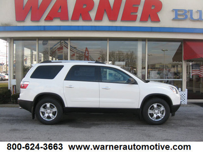 gmc acadia 2012 white suv sle gasoline 6 cylinders front wheel drive automatic 45840