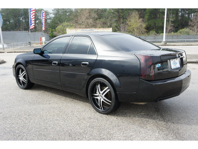 cadillac cts 2003 black sedan gasoline 6 cylinders dohc rear wheel drive automatic 77388