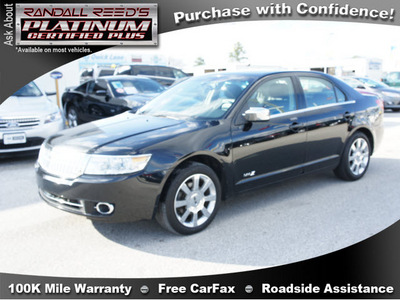 lincoln mkz 2008 black sedan gasoline 6 cylinders all whee drive automatic 77388