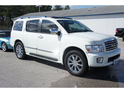 infiniti qx56 2009 white suv gasoline 8 cylinders 2 wheel drive automatic 77388