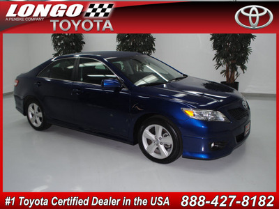 toyota camry 2011 blue sedan se gasoline 4 cylinders front wheel drive automatic 91731