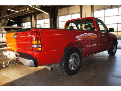 gmc sierra 1500 1999 red pickup truck sl gasoline v6 rear wheel drive automatic 46036