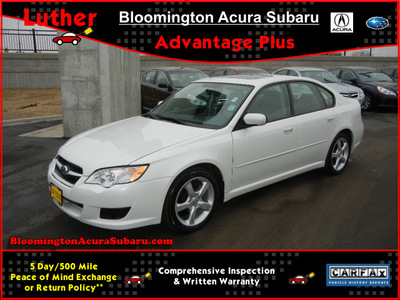 subaru legacy 2009 white sedan 2 5i special edition gasoline 4 cylinders all whee drive automatic 55420