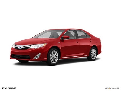 toyota camry hybrid 2012 red sedan xle hybrid 4 cylinders front wheel drive automatic 55448