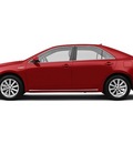 toyota camry hybrid 2012 red sedan xle hybrid 4 cylinders front wheel drive automatic 55448