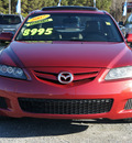 mazda mazda6 2007 dk  red sedan i gasoline 4 cylinders front wheel drive automatic 27569