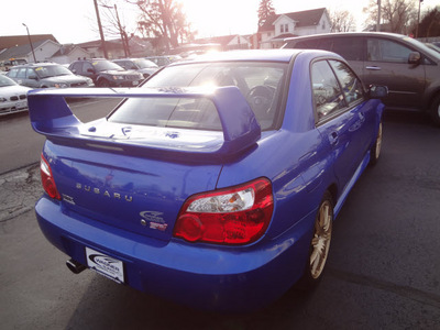 subaru impreza wrx sti 2004 blue sedan gasoline 4 cylinders all whee drive 5 speed with overdrive 45324