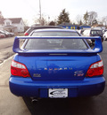 subaru impreza wrx sti 2004 blue sedan gasoline 4 cylinders all whee drive 5 speed with overdrive 45324