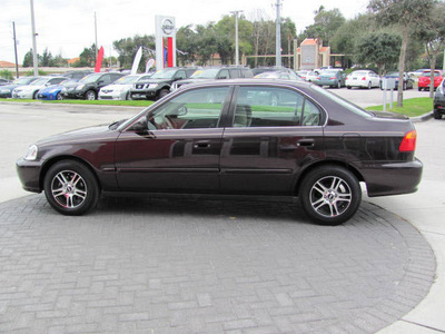 honda civic 2000 purple sedan ex gasoline 4 cylinders front wheel drive automatic 33884