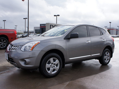 nissan rogue 2011 lt  gray gasoline 4 cylinders front wheel drive automatic with overdrive 76018