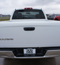 dodge ram pickup 1500 2003 white pickup truck st gasoline 6 cylinders rear wheel drive automatic with overdrive 76018