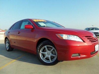 toyota camry 2007 red sedan le gasoline 4 cylinders front wheel drive automatic 90241