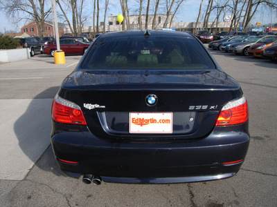 bmw 5 series 2008 dk  blue sedan 4dr sdn awd gasoline 6 cylinders all whee drive automatic 46219