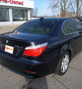 bmw 5 series 2008 dk  blue sedan 4dr sdn awd gasoline 6 cylinders all whee drive automatic 46219