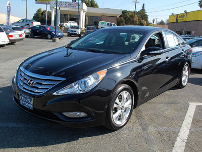 hyundai sonata 2012 black sedan limited gasoline 4 cylinders front wheel drive automatic 94010