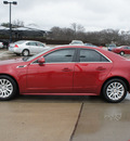 cadillac cts 2011 red sedan gasoline 6 cylinders rear wheel drive automatic 76087