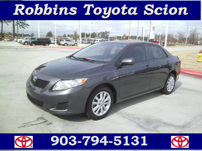 toyota corolla 2010 dk  gray sedan le gasoline 4 cylinders front wheel drive automatic with overdrive 75503