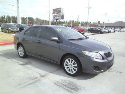 toyota corolla 2010 dk  gray sedan le gasoline 4 cylinders front wheel drive automatic with overdrive 75503