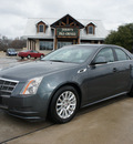 cadillac cts 2011 gray sedan gasoline 6 cylinders rear wheel drive automatic 76087