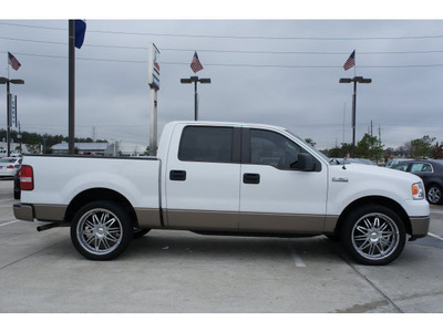 ford f 150 2008 white gasoline 8 cylinders 2 wheel drive 4 speed automatic 77090