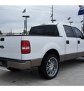 ford f 150 2008 white gasoline 8 cylinders 2 wheel drive 4 speed automatic 77090