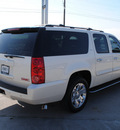 gmc yukon xl 2008 white suv slt flex fuel 8 cylinders 2 wheel drive automatic 76087