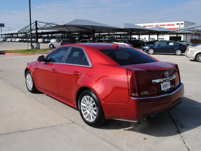 cadillac cts 2011 red sedan gasoline 6 cylinders rear wheel drive automatic 76087