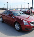 cadillac cts 2011 red sedan gasoline 6 cylinders rear wheel drive automatic 76087