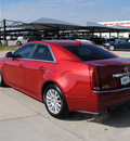 cadillac cts 2011 red sedan gasoline 6 cylinders rear wheel drive automatic 76087