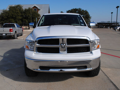 ram ram pickup 1500 2011 white slt gasoline 8 cylinders 4 wheel drive automatic 76087