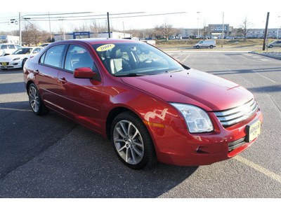 ford fusion 2009 redfire sedan se gasoline 4 cylinders front wheel drive automatic with overdrive 07724