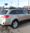 subaru outback 2010 gold wagon 2 5i limited gasoline 4 cylinders all whee drive autostick 55811
