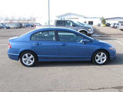 honda civic 2008 blue sedan ex gasoline 4 cylinders front wheel drive automatic 55811